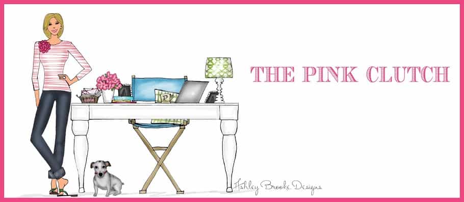 the pink clutch ...