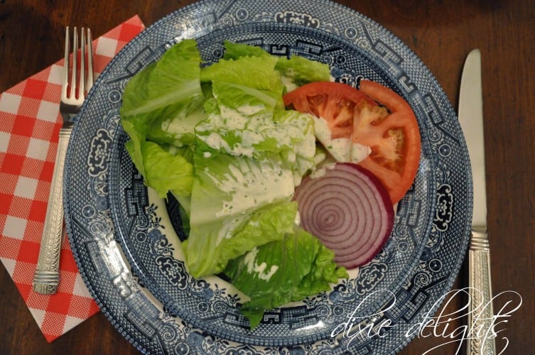 Sunday Supper {Buttermilk Ranch Dressing} Dixie Delights