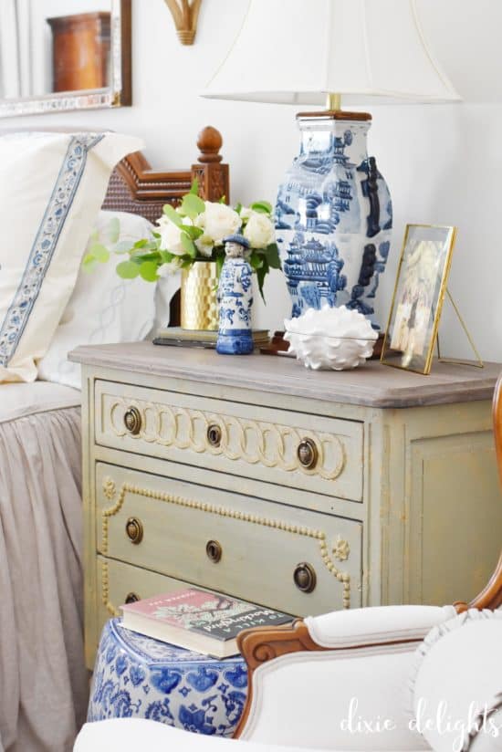 French Country Fall Home Tour {Bedside Chests for the Master} Dixie