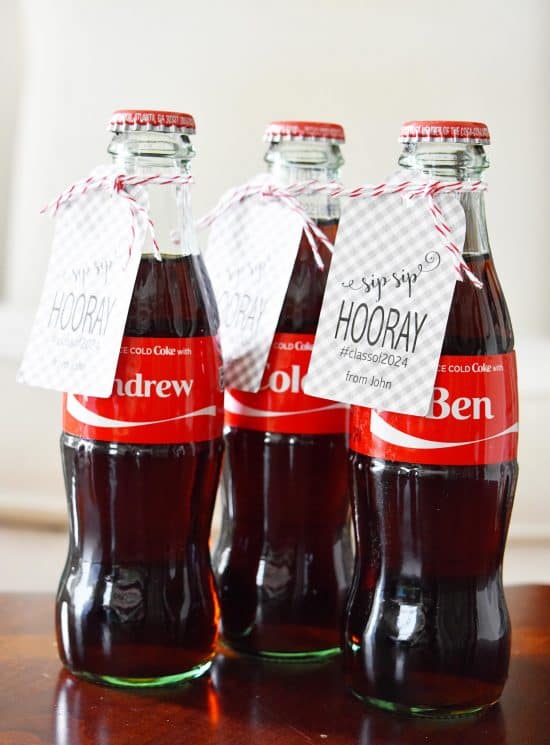 Sip Sip Hooray! Personalized Coke Party Favors – Dixie Delights