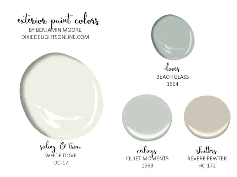 The Delightful Home {exterior, Paint Colors + Landscape} – Dixie Delights