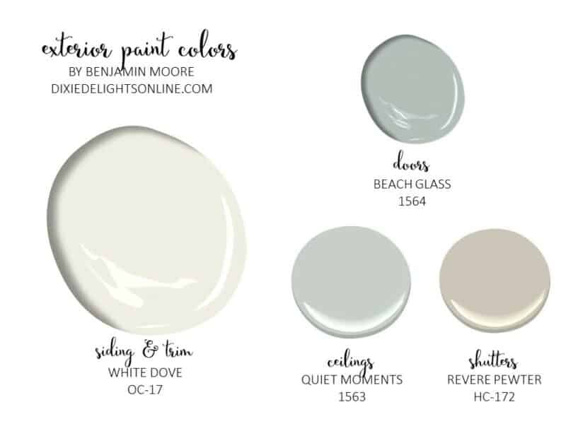 The Delightful Home {Exterior, Paint Colors + Landscape} – Dixie Delights