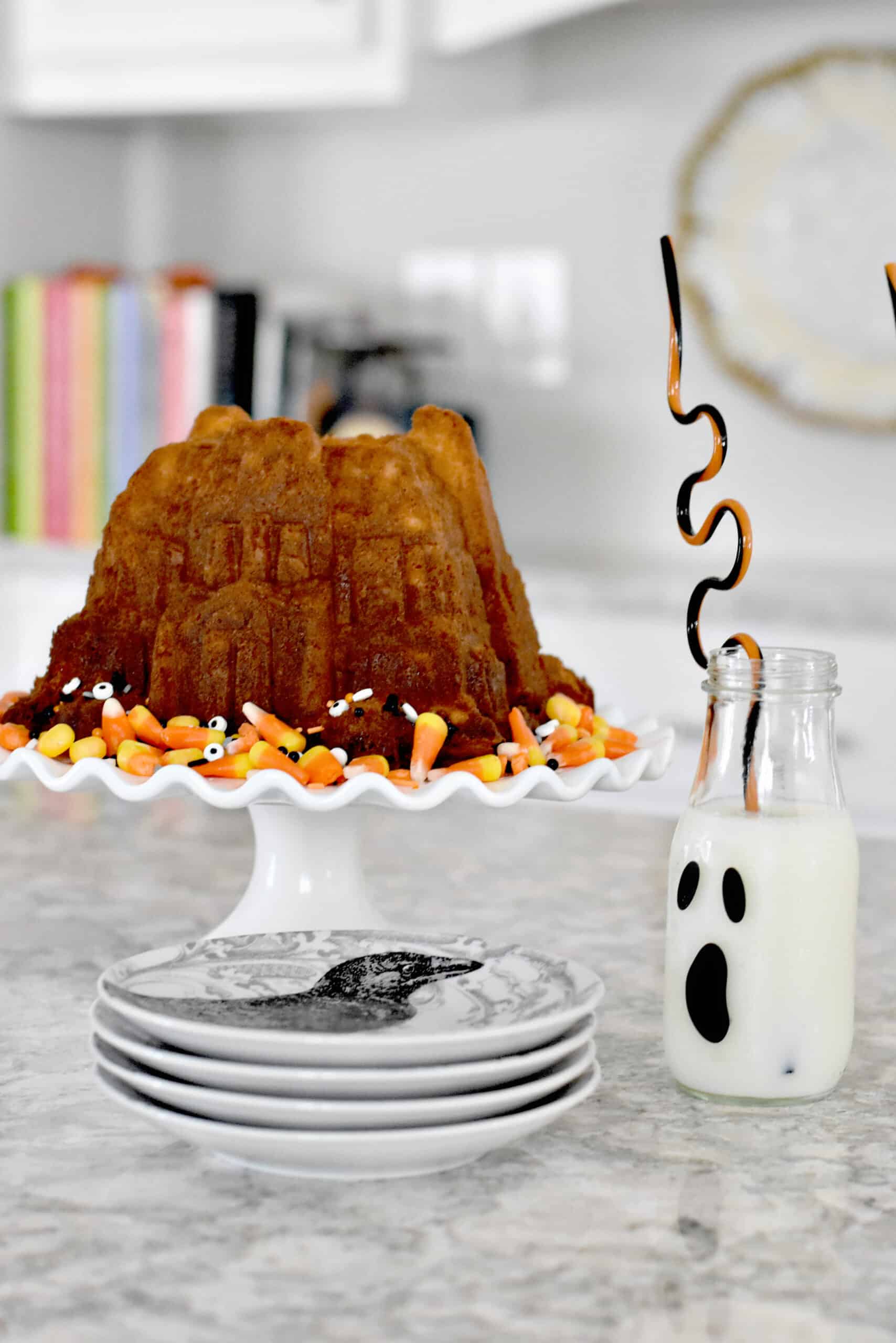 Pumpkin Spice Bundt Cake with Brown Sugar Glaze - Mom Loves Baking