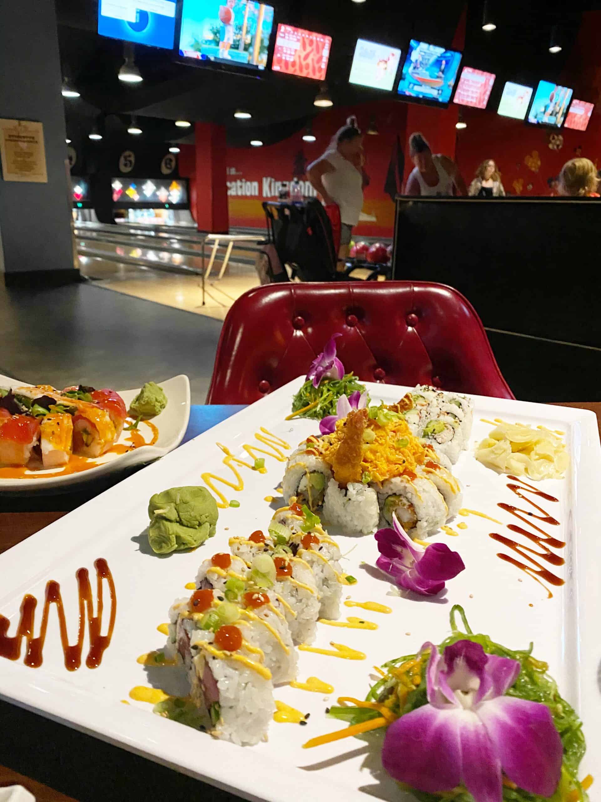 New Sushi Rolls Debut at Splitsville Luxury Lanes at Disney