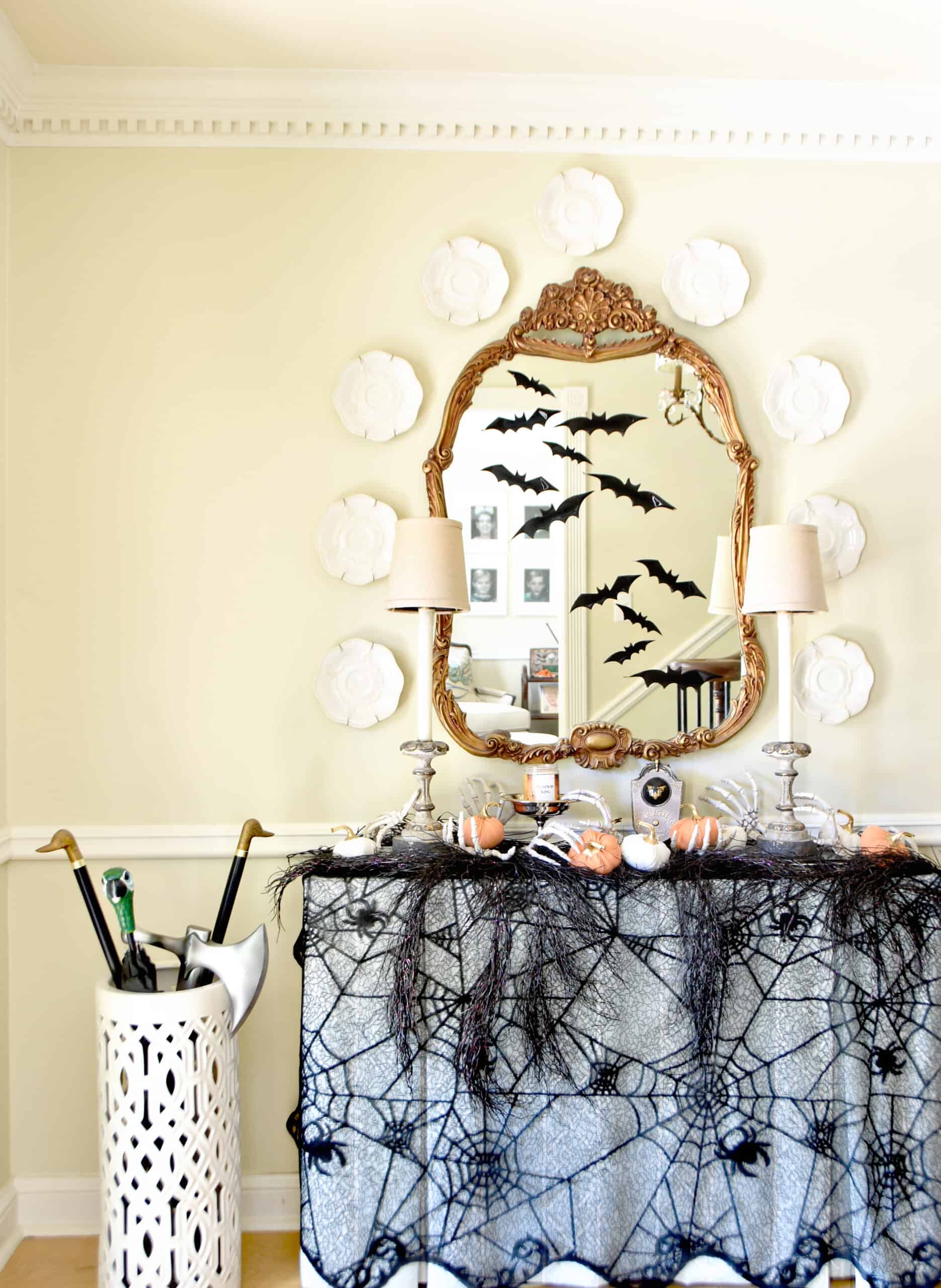 Haunted Halloween Home Tour 2021 {Entry Foyer} – Dixie Delights