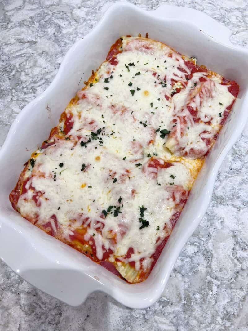 Sunday Supper {Spinach & Cheese Manicotti} – Dixie Delights