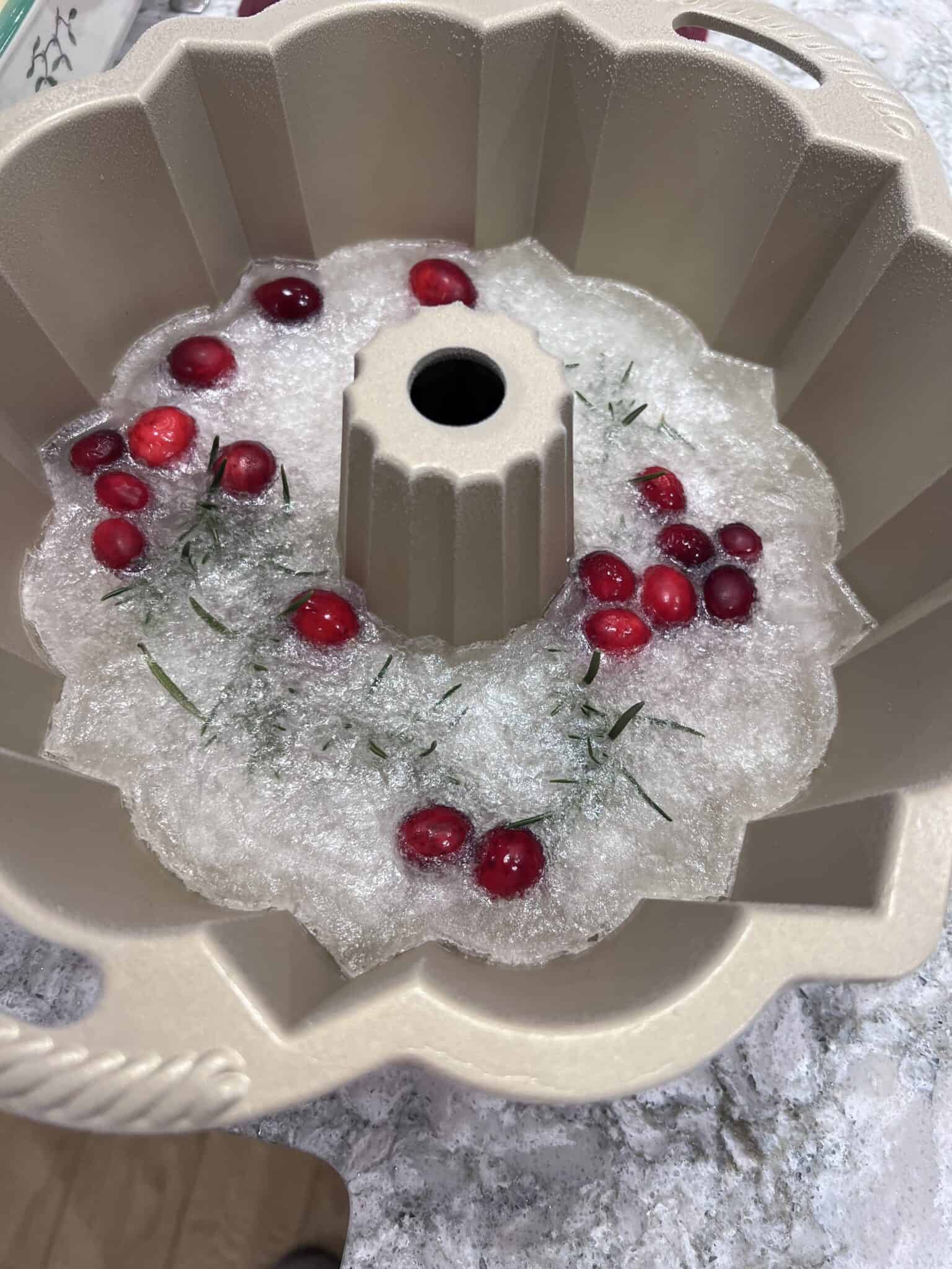 Celebrating Christmas 2022 {Punch Bowl Ice Ring} Dixie Delights