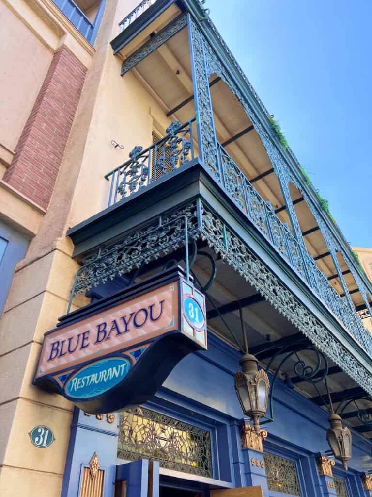 Blue Bayou Fantasmic Dining Package in Disneyland Park Dixie Delights